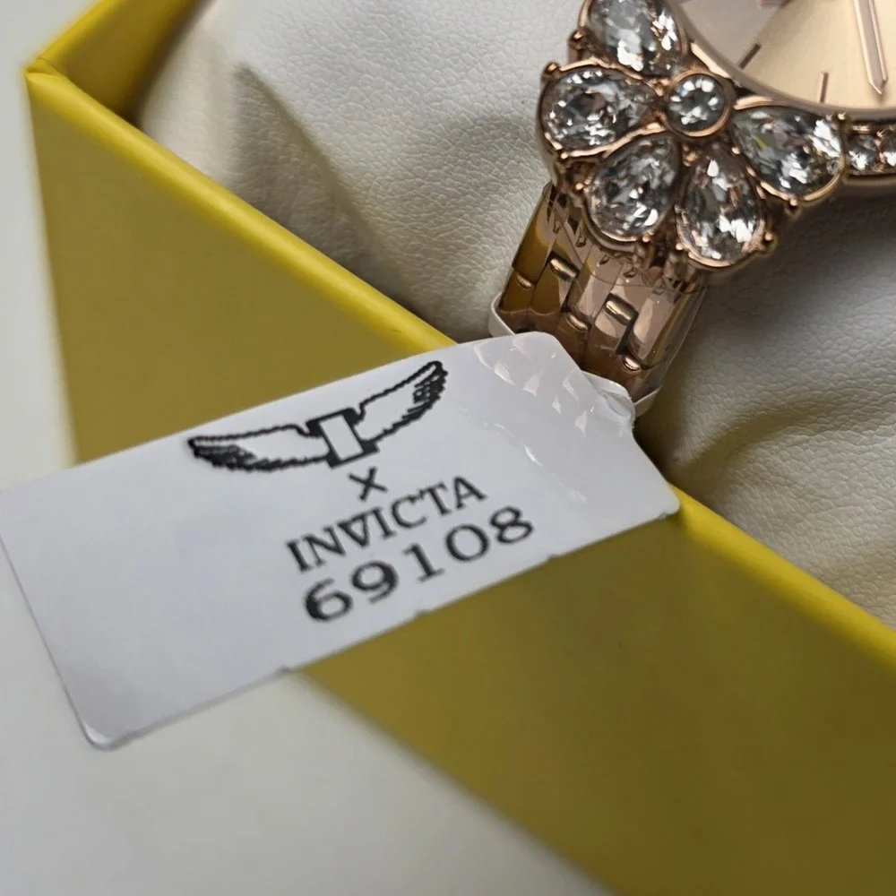 NEW Invicta Wildflower Women's‎ Watch - 30mm, Rose Gold (69108) #0441